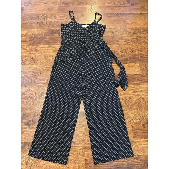 MICHAEL Michael Kors Women's Spaghetti Strap Jumpsuit Navy Size Medium | NWT - Picture 1 of 7